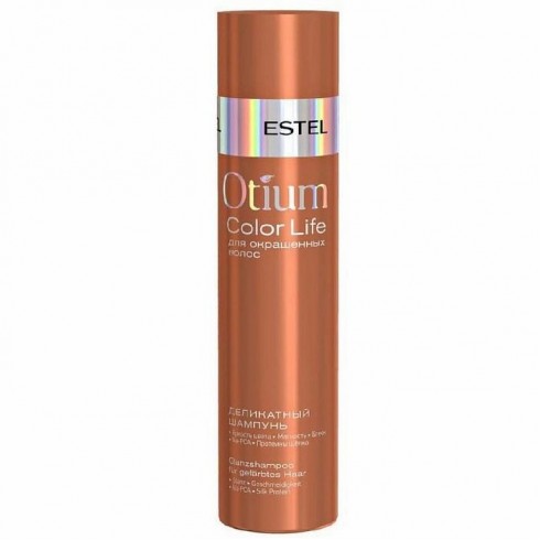 Деликатный шампунь для окрашенных волос OTIUM COLOR LIFE 250 мл